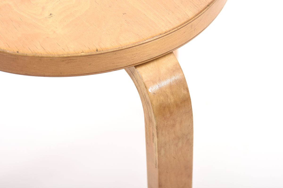 Aalto Alvar Stool 60 birch before 60s 03