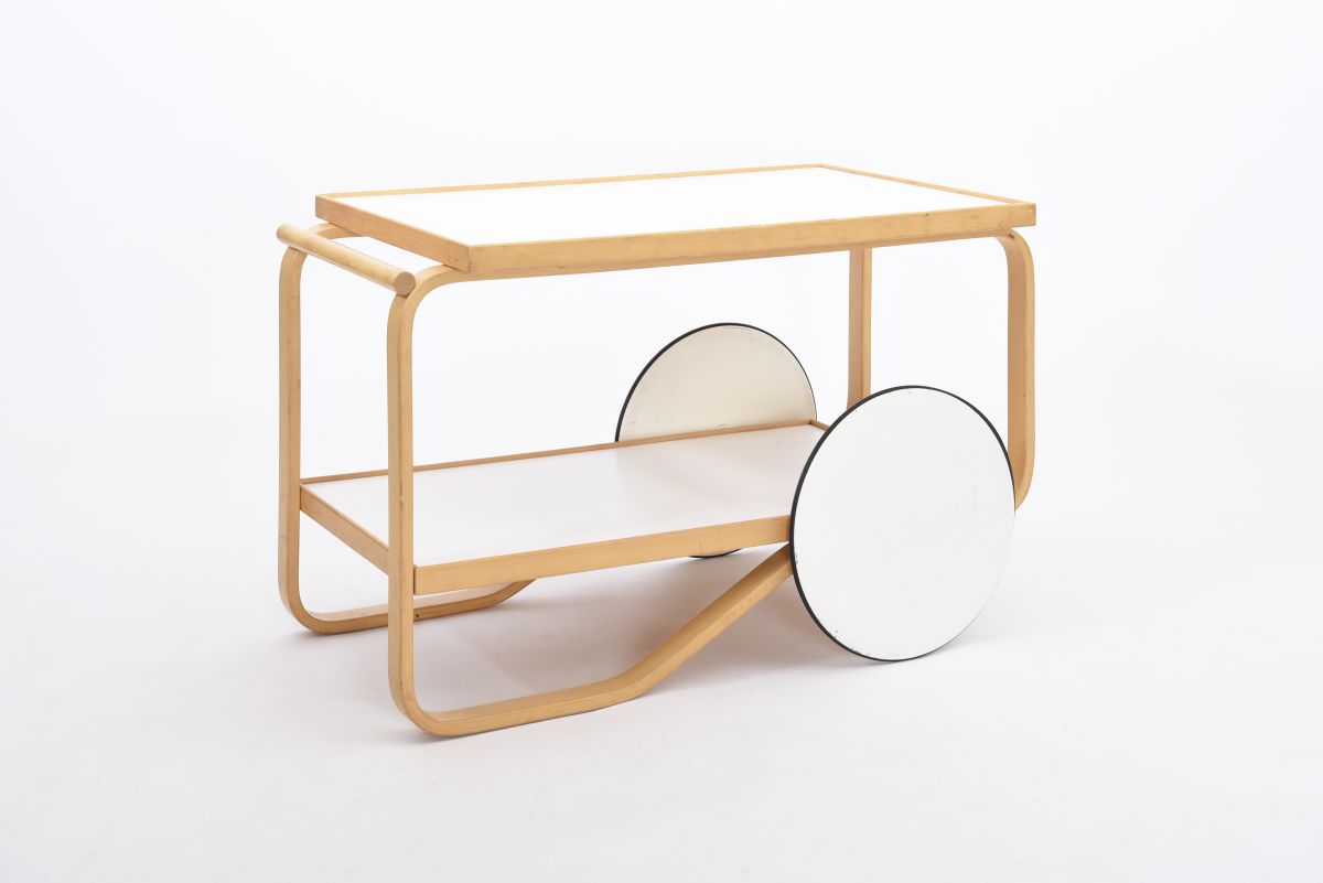 Aalto Alvar Tea trolley 901 white