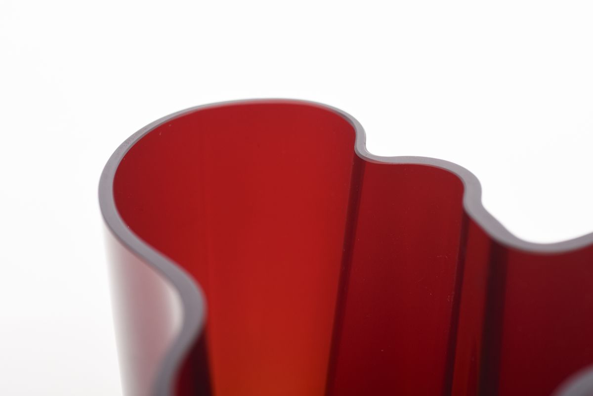 Aalto Alvar aalto vase iittala red nr 383 01