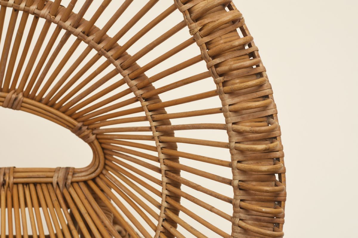 Albini Franco Round Rattan Chair Detail1