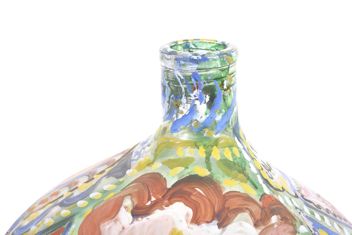 Jaakola Alpo Huge painted grass bottle 01