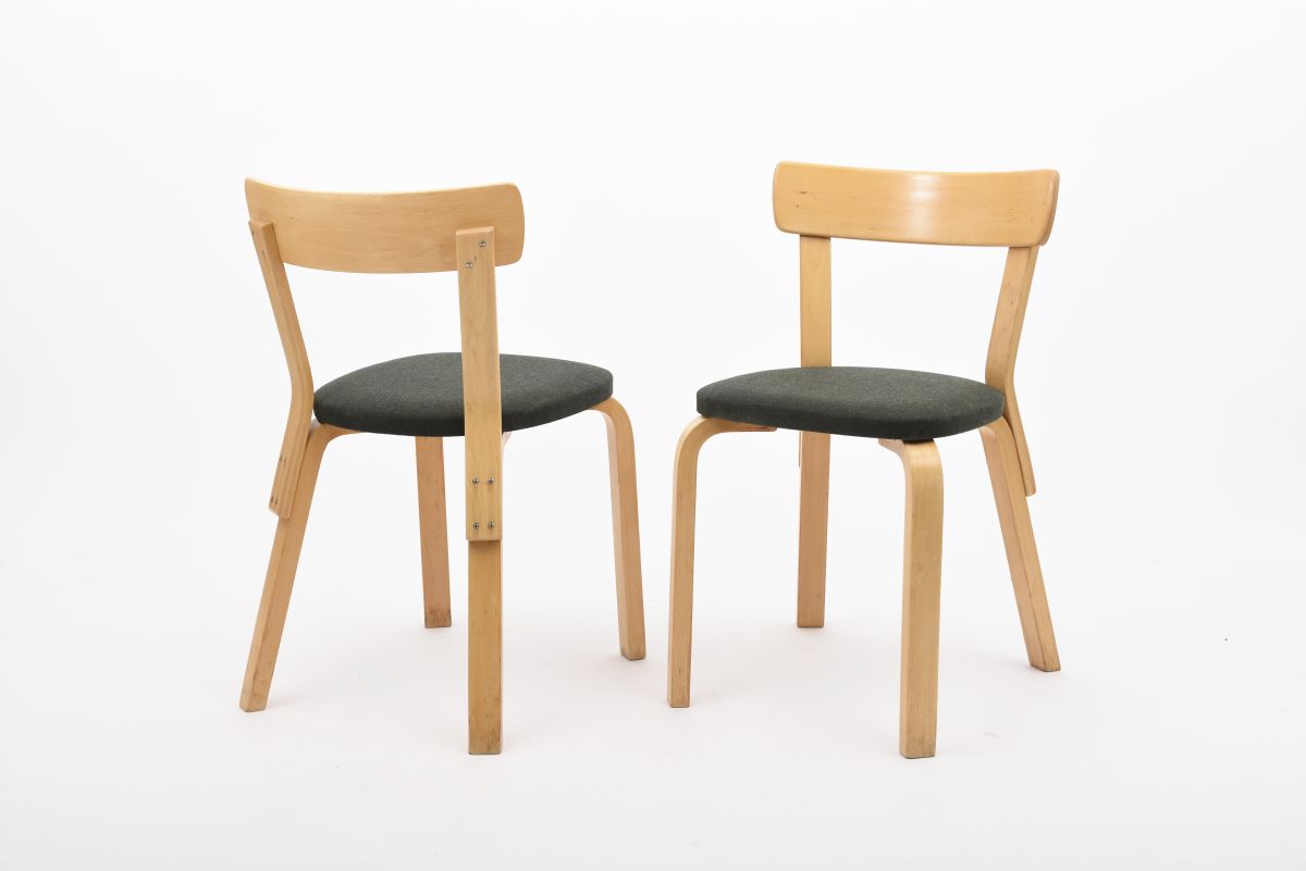Aalto Alvar Chair 69 new deep green fab