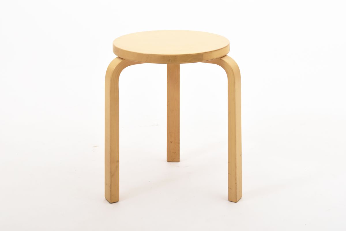 Aalto Alvar stool60 birch 1970s