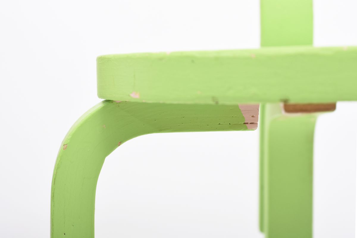 Aalto Alvar Chair68 green paint 06