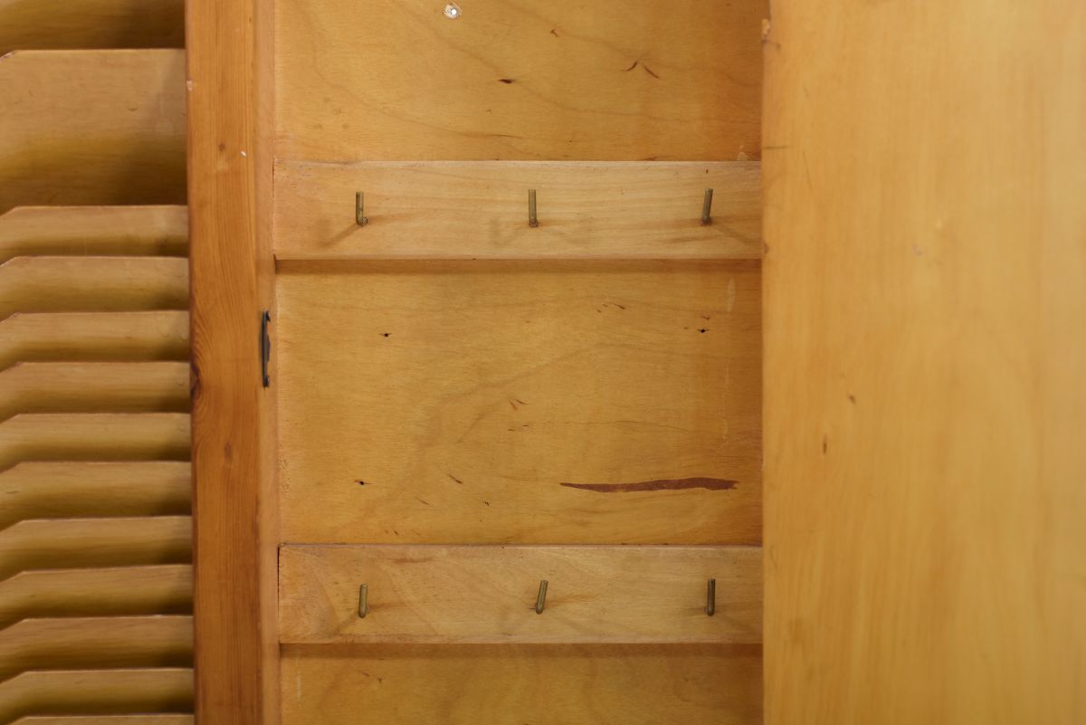 Anonymous Pine framed wall cabinet 03