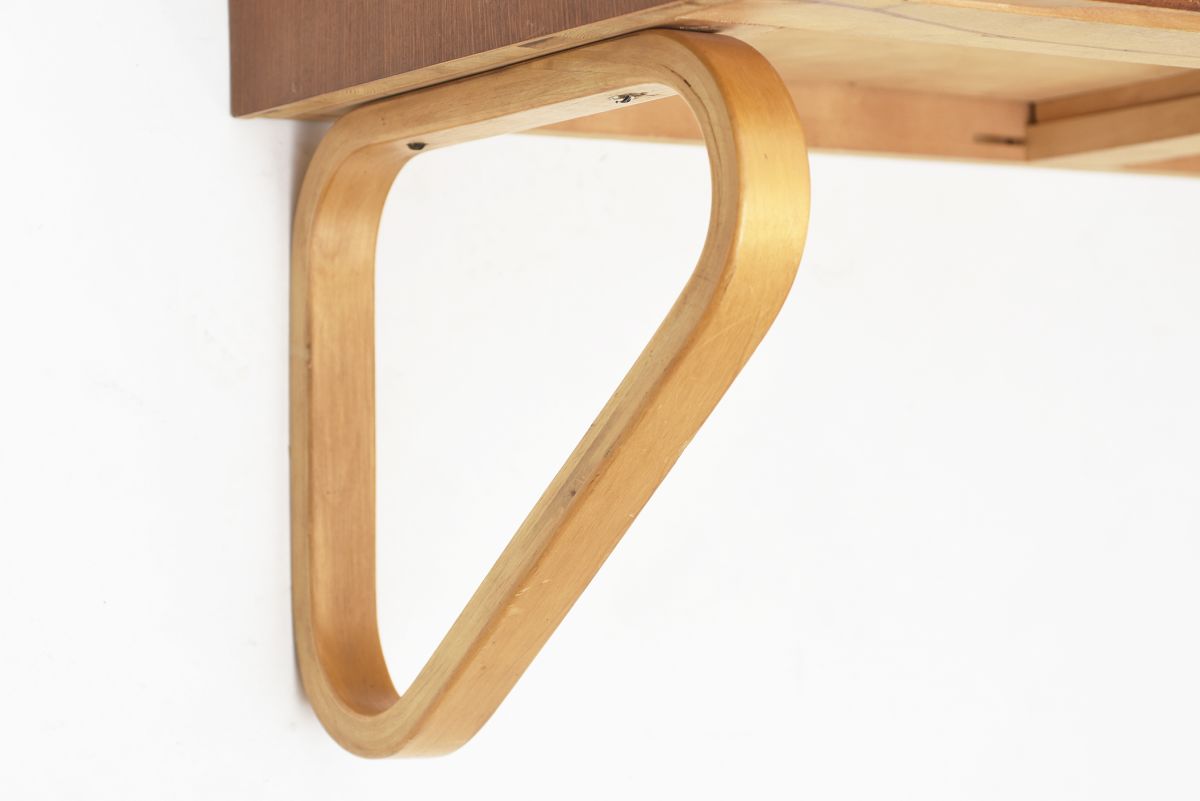 Aalto Alvar console with drawers mahogany 08