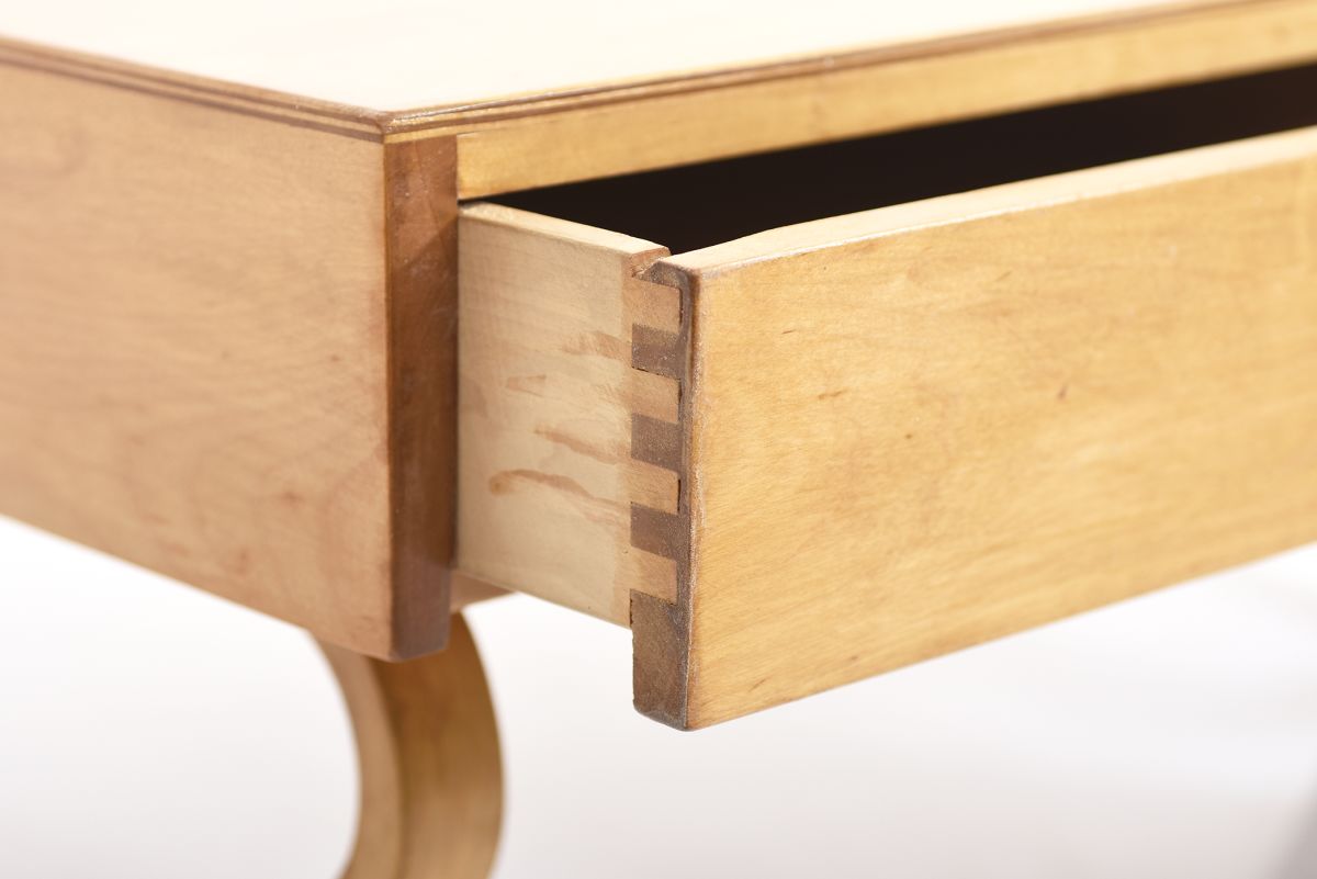 Aalto Alvar Wall Console with Drawers 05