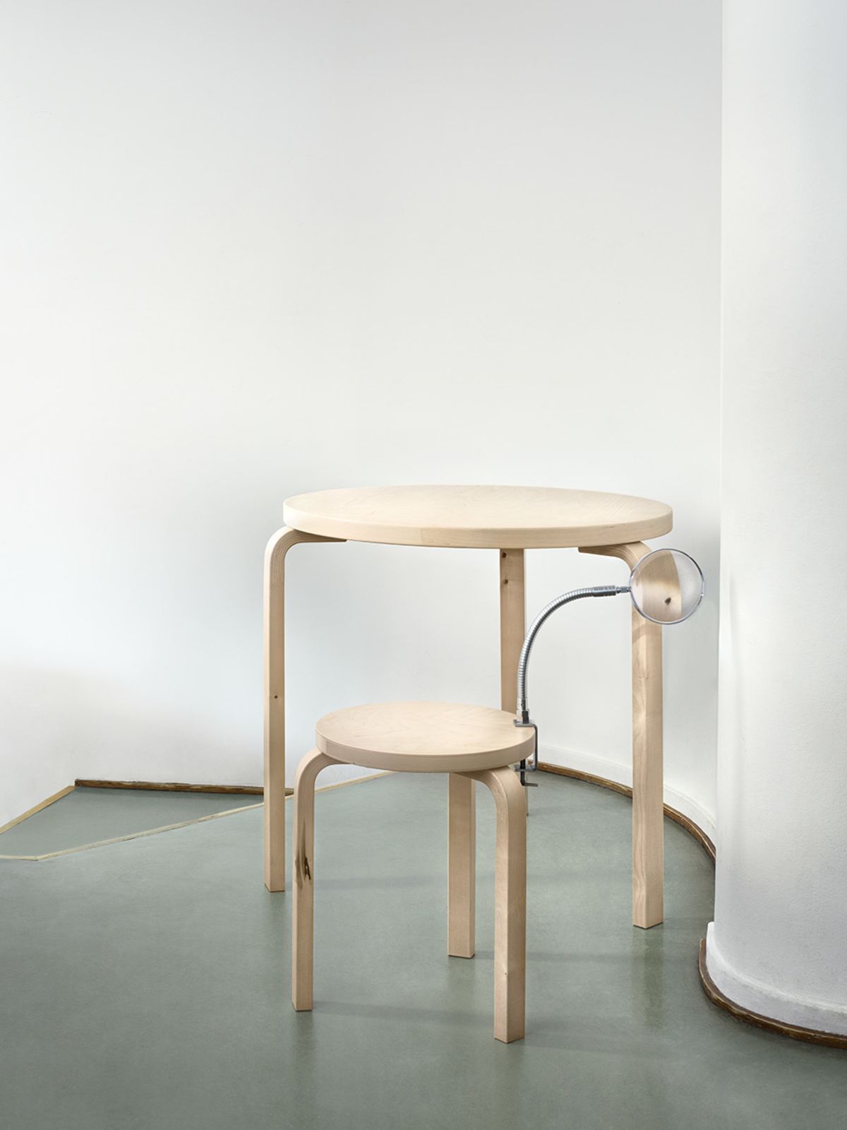Artek forest collection aalto table round stool60 SRGB