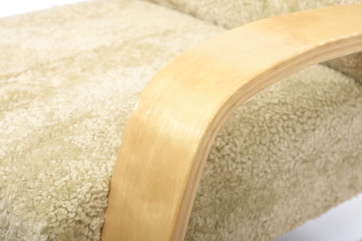 Aalto Alvar Tank chair 400 sheepskin 04