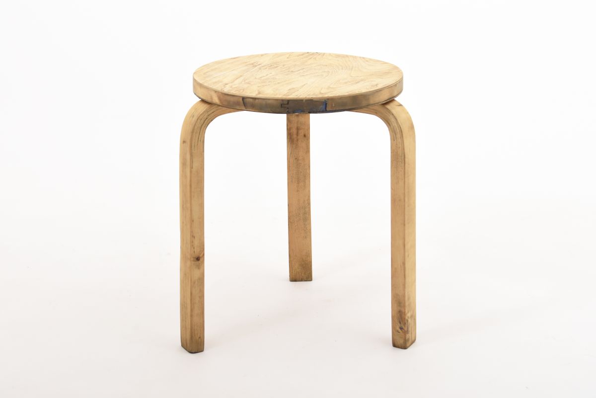 Aalto Alvar stool 60 layer removed 1940s