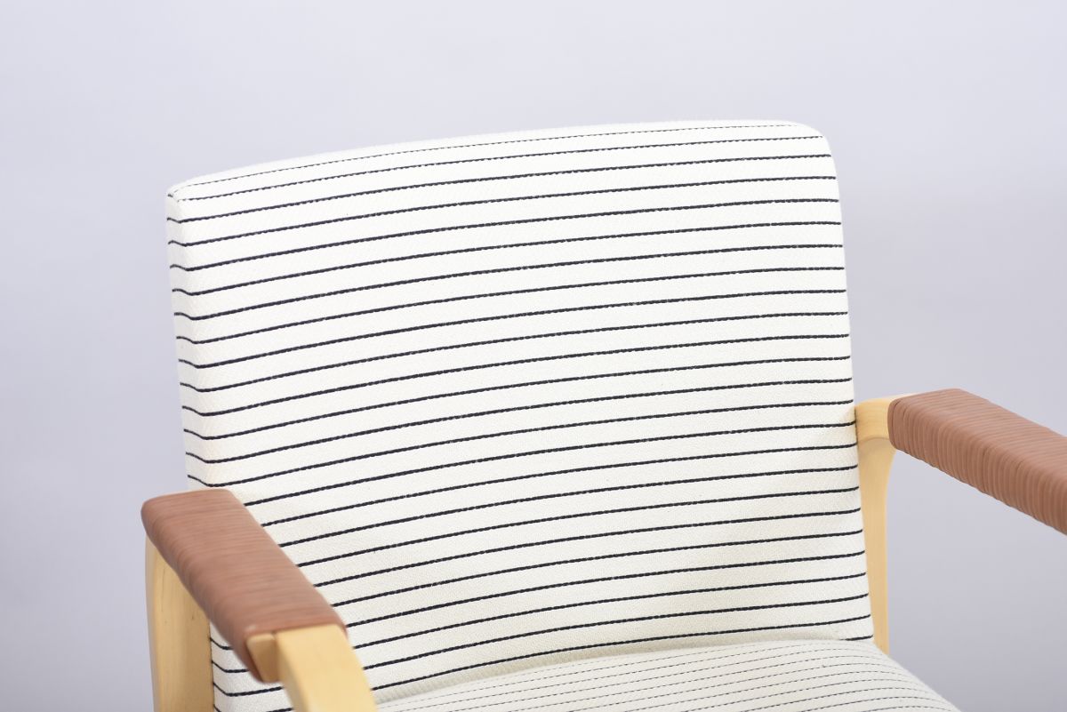 Aalto Alvar Armchair 46 stripe 01