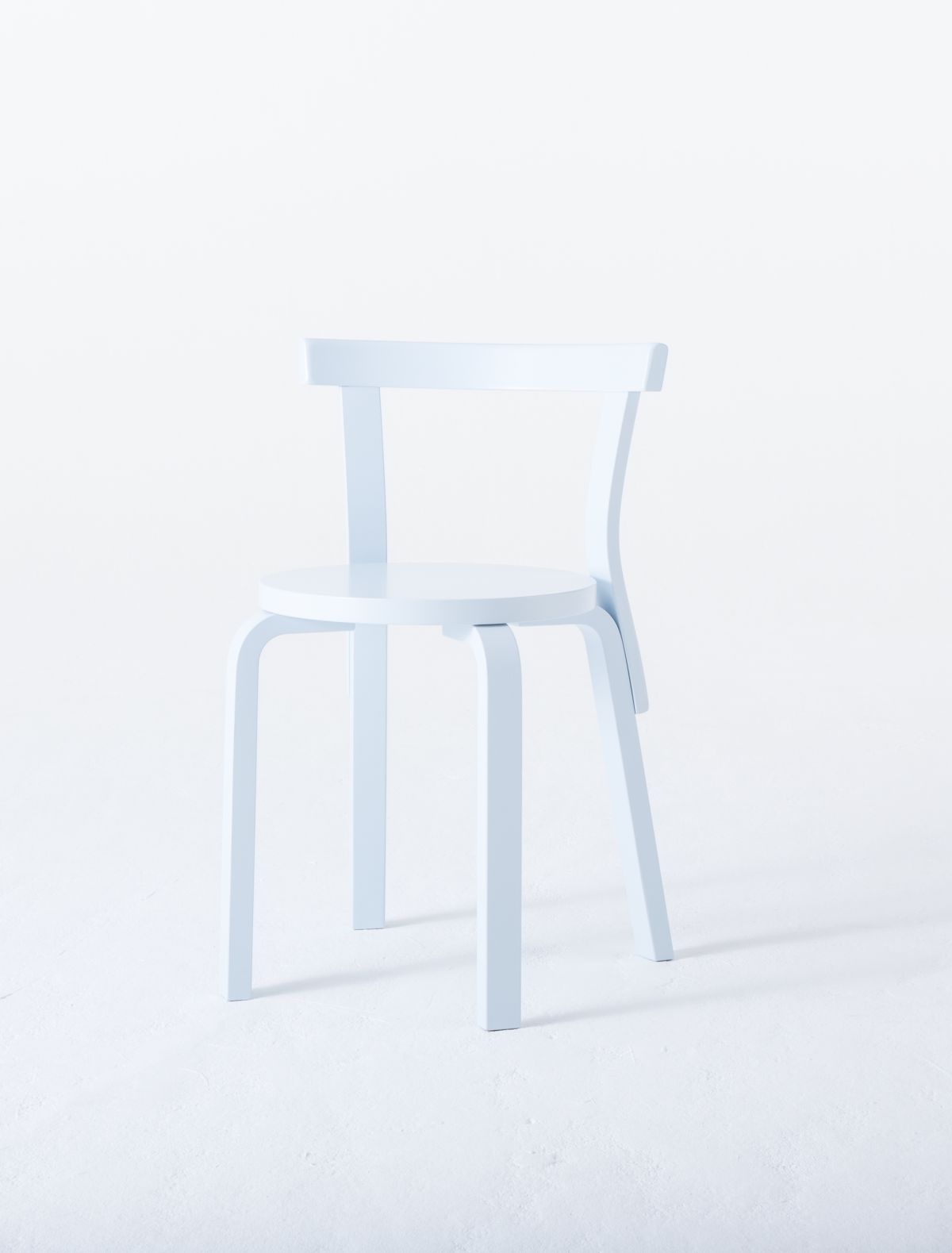 Chair 68 lacquered white