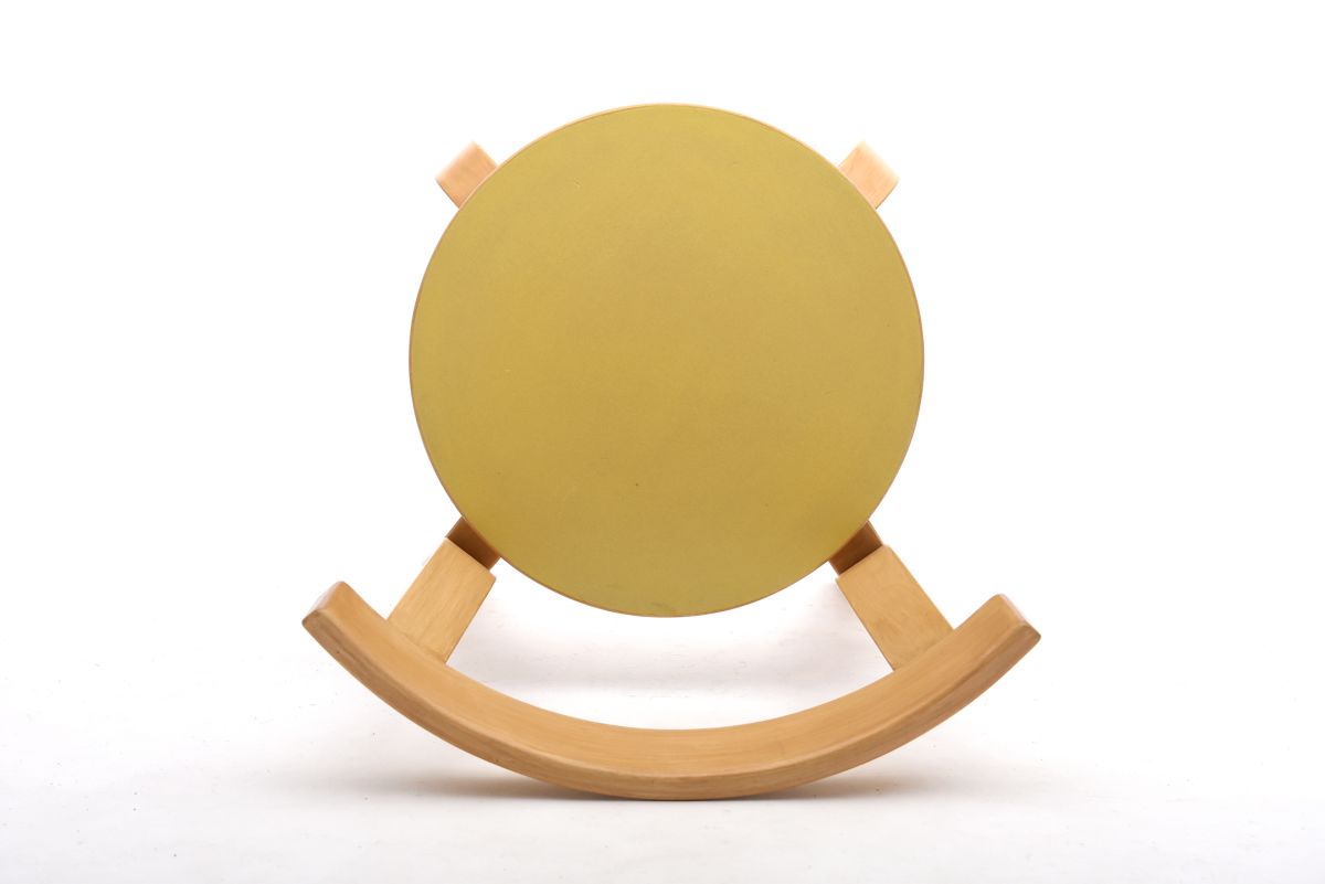 Aalto Alvar Chair 68 yellow lino 1960 top2