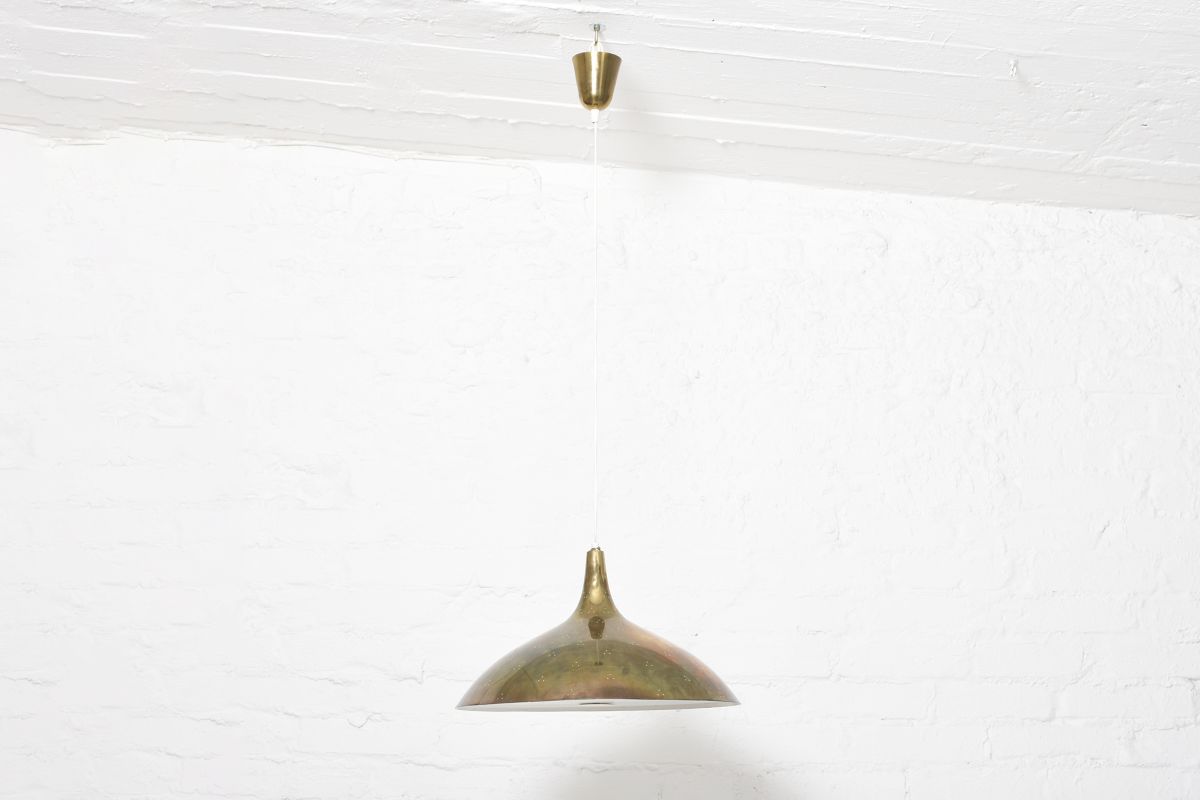 Tynell Paavo Brass ceiling lamp 05