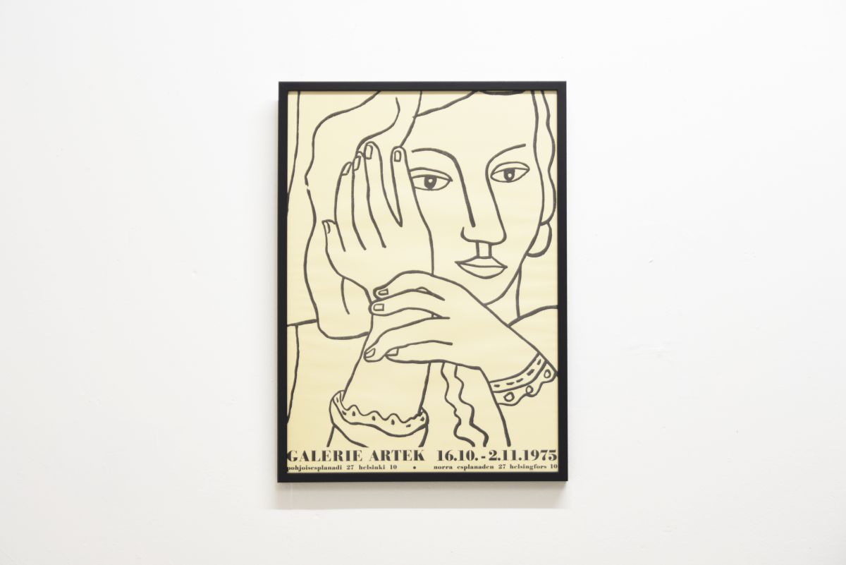 Anonymous Galeria Artek Exhibition poster 1975