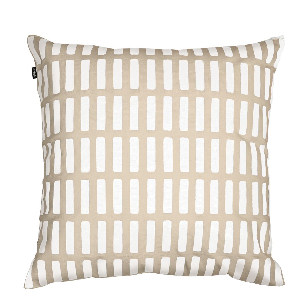 Siena Cushion Cover Cotton Canvas large 50 x 50 cm sand / white