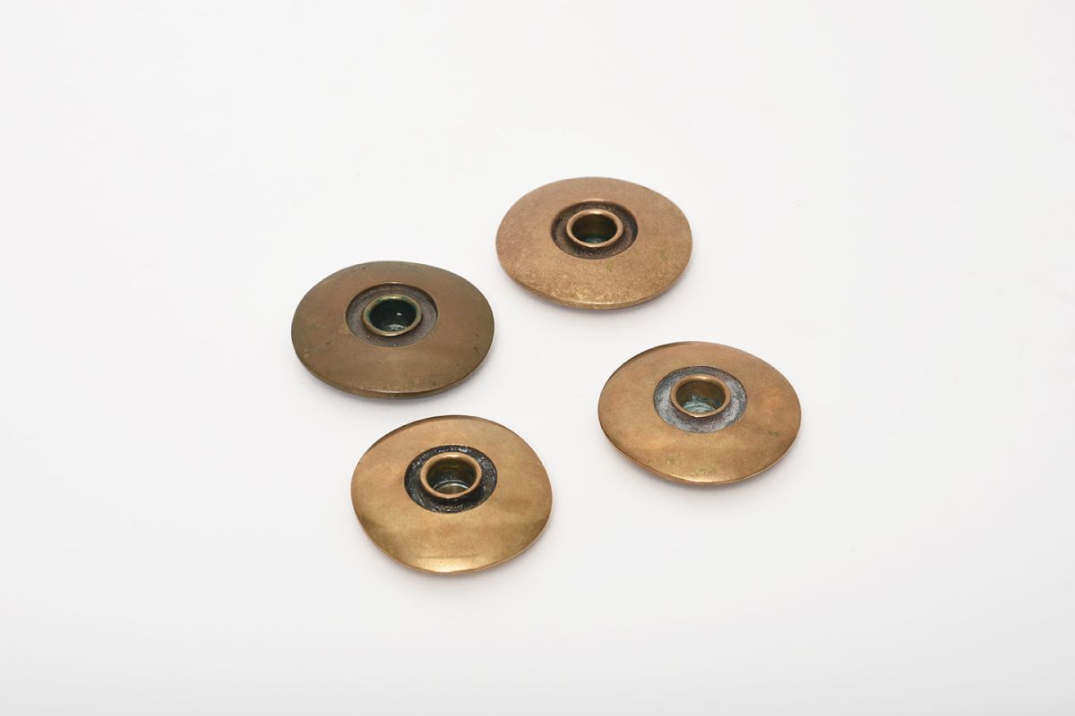 Bertel Gardberg Candle Holders Bronze details1