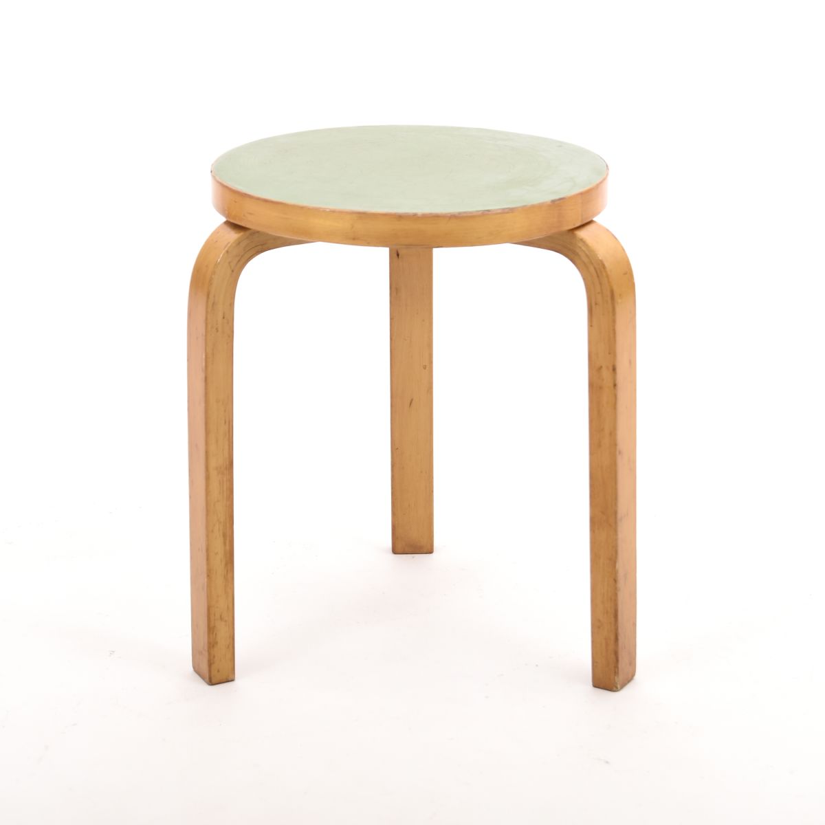 Aalto Alvar stool 60 green linoleum