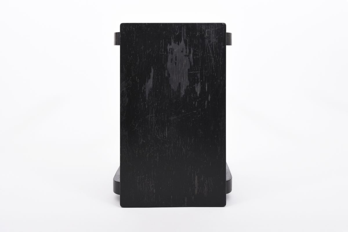Aalto Alvar Painted side table black top
