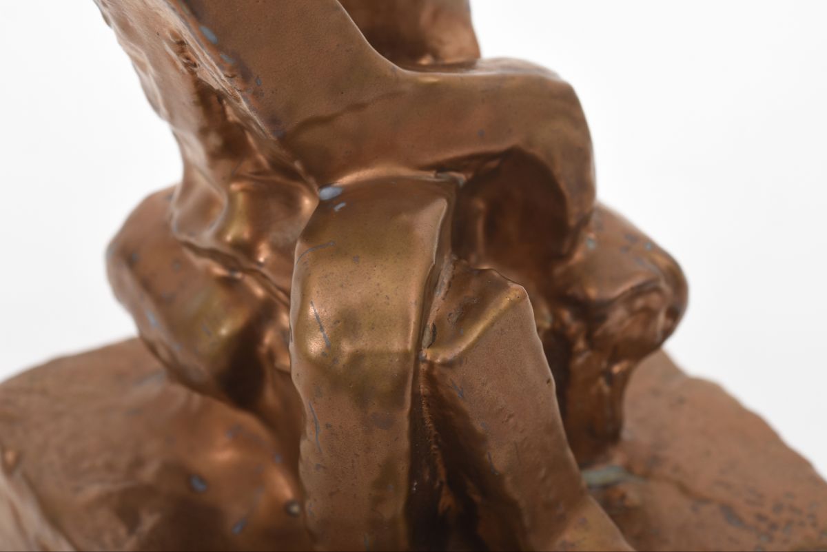 Aaltonen Wäino Cubist glazed stoneware sculpture 02