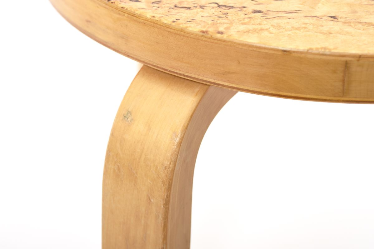 Aalto Alvar chair 65 curly birch seat 05