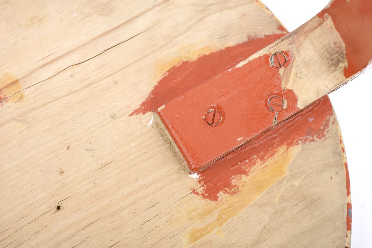 Aalto Alvar Stool 60 red painted 07