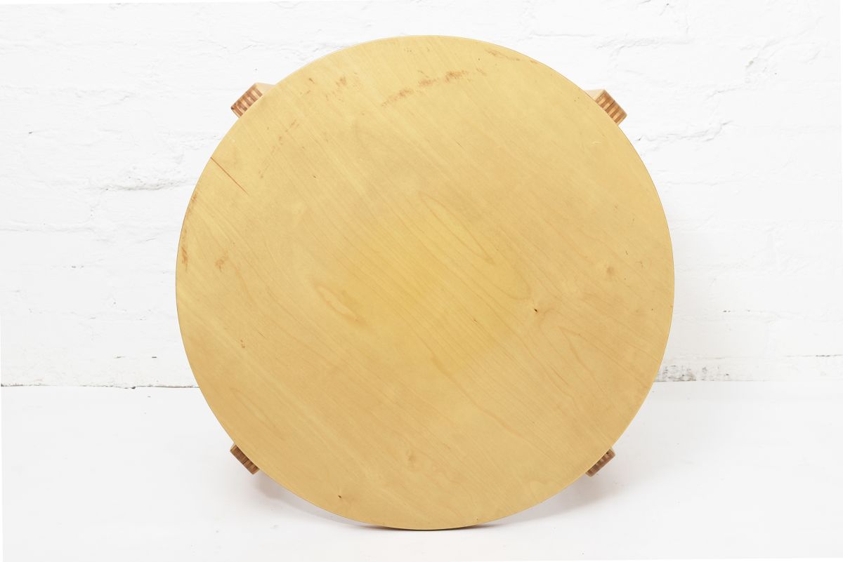 Aalto Alvar side table war leg top