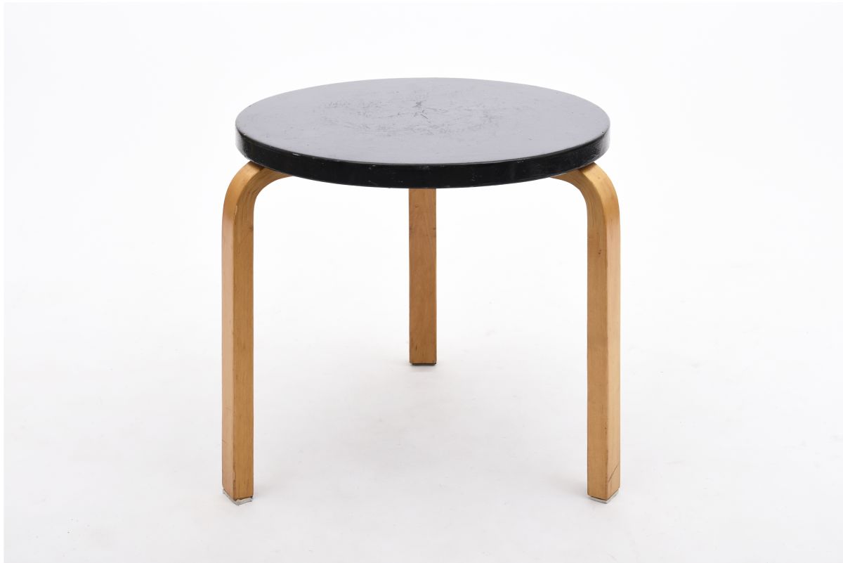 Aalto Alvar small table black birch