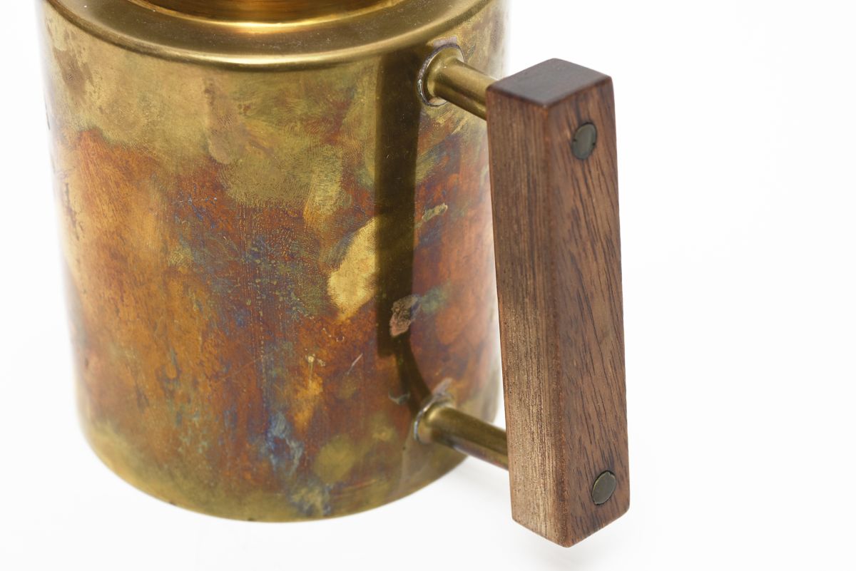 Heikinheimo Maija Brass teak coffee pot 04