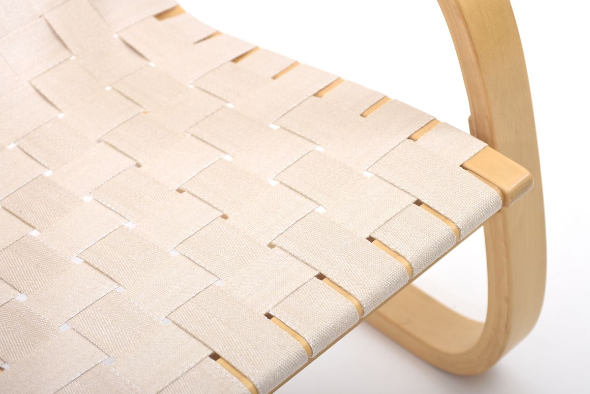 Aalto Alvar Armchair 406 linen webbing natural 06