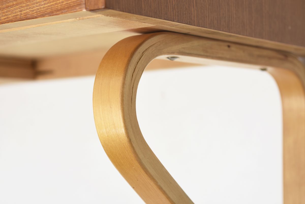 Aalto Alvar console with drawers mahogany 07
