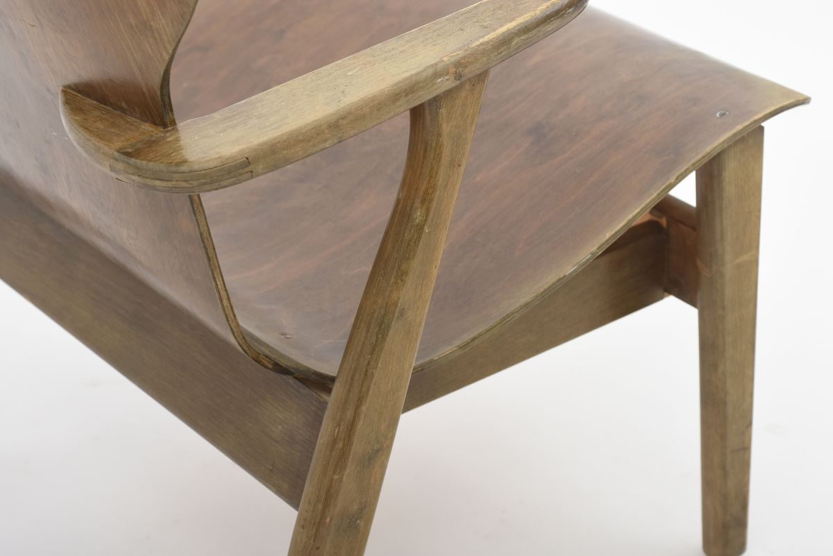 Tapiovaara Ilmari Domus louge chair Stain lacquered 13