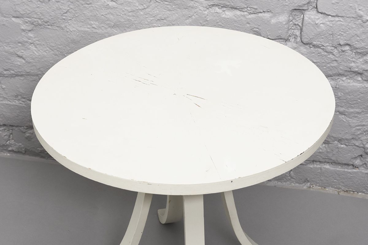Tapiovaara White Side Table details1