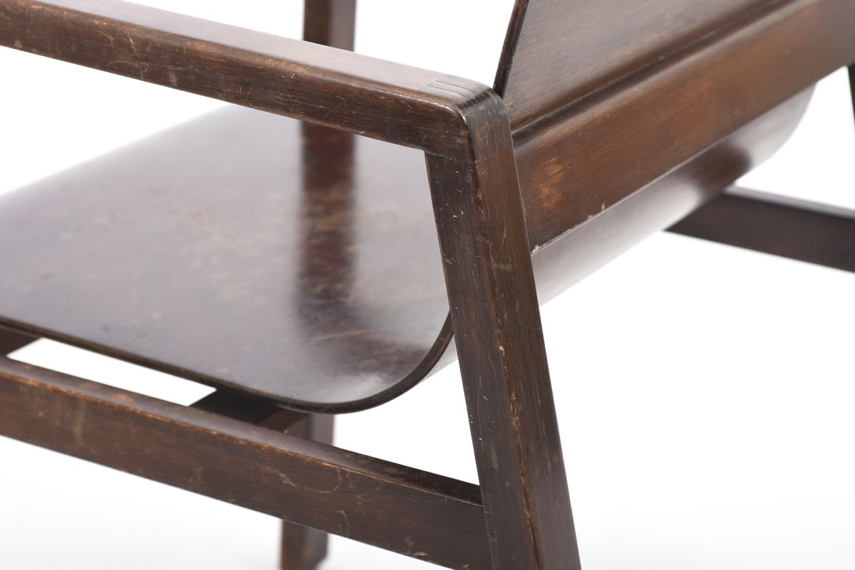 Aalto Alvar Hallway chair stained 09