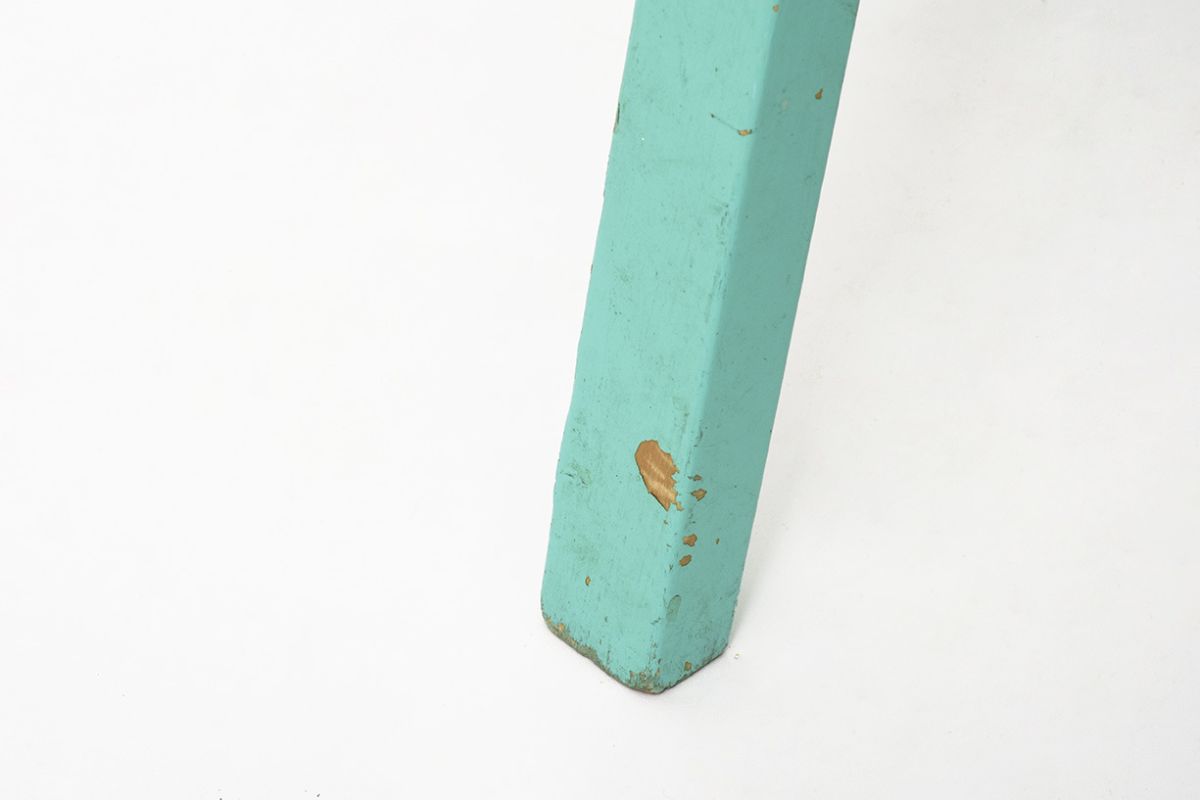 Aalto Chair69 Patinated Turquoise Paint details7