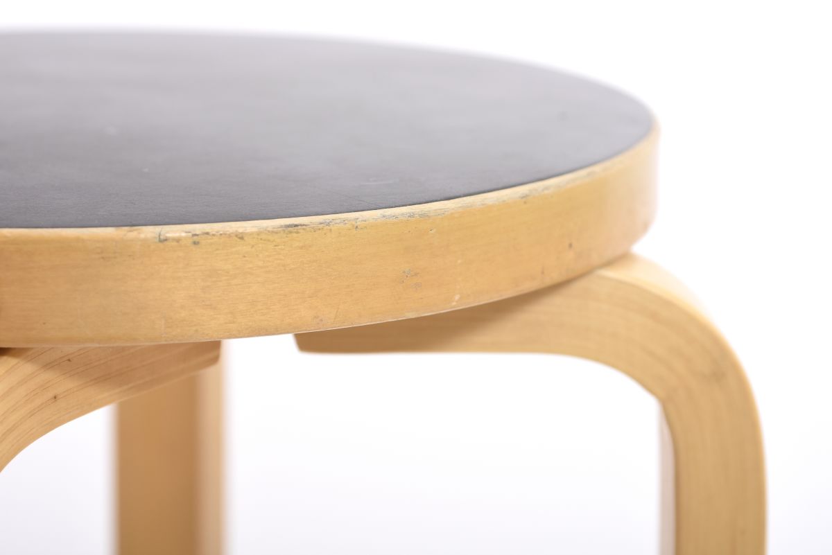 Aalto Alvar K65 black lino pair 07