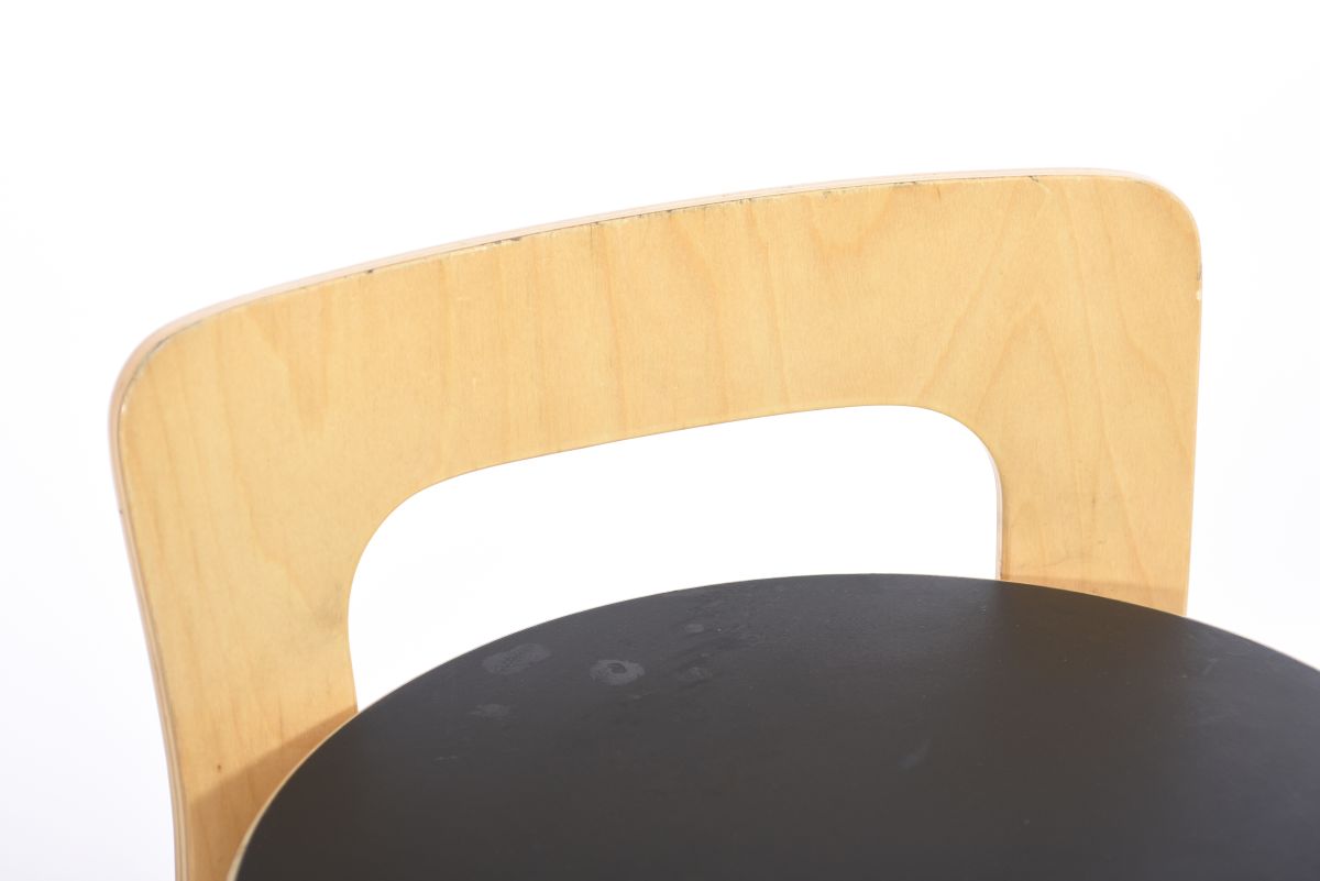 Aalto Alvar K65 black lino pair 01