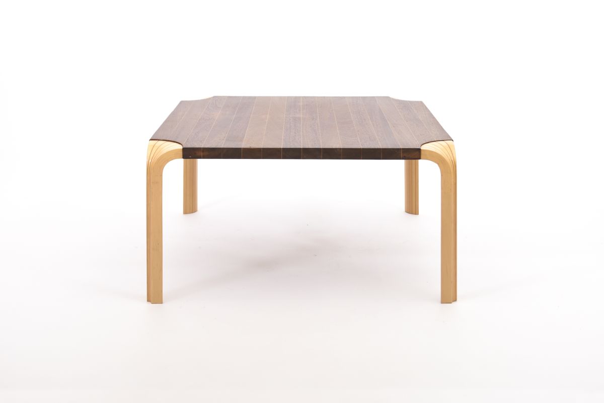 Aalto Alvar X legged coffee table 80x80