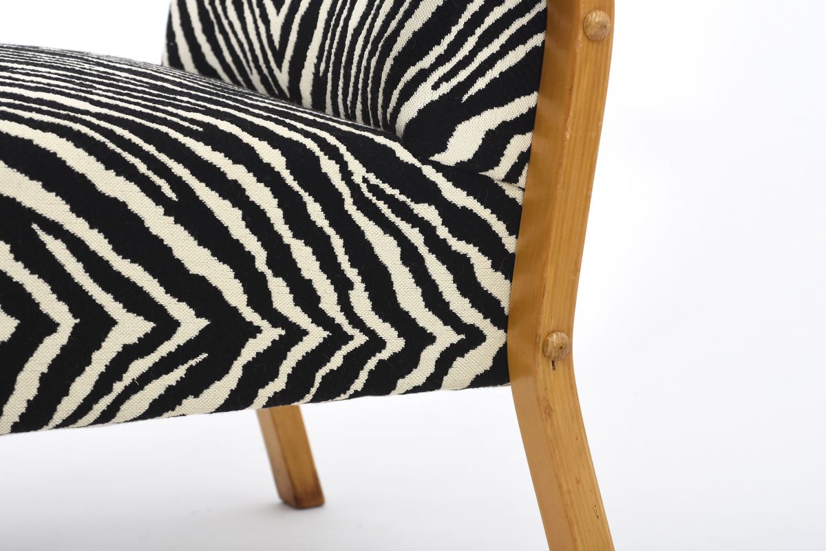 Aalto Alvar armchair 47 with zebra 11
