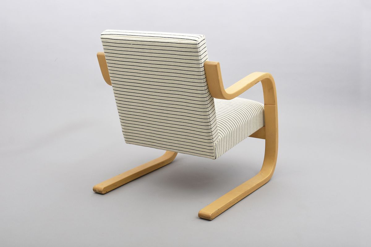 Aalto Alvar armchair 402 stripes back