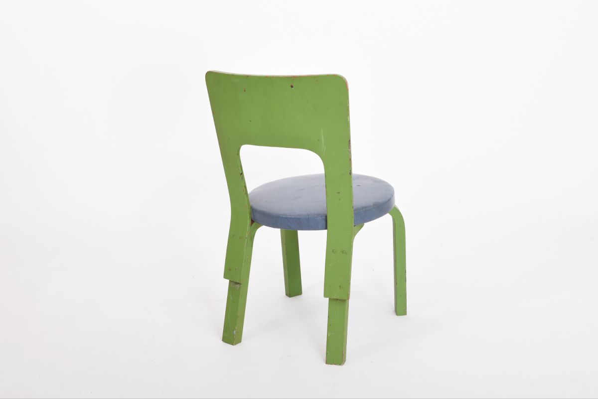 Aalto Alvar Chair 66 painted back