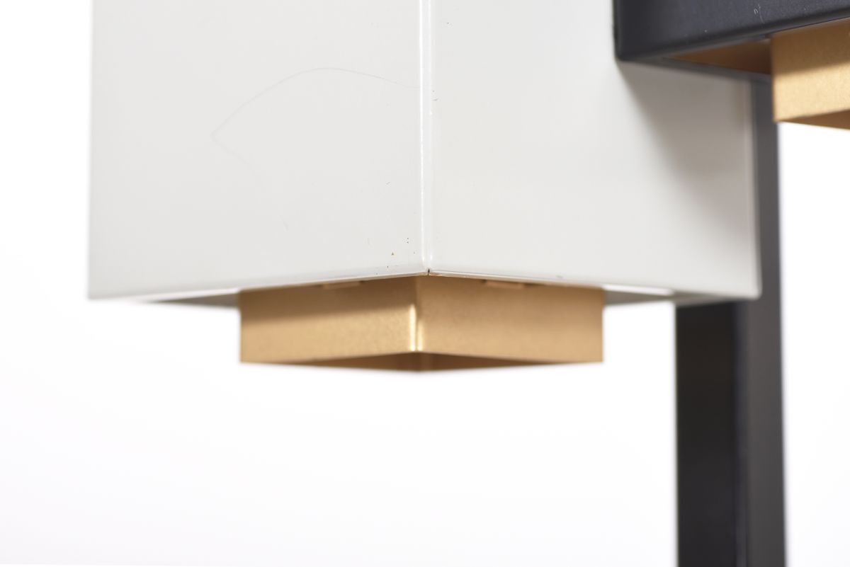 Anonymou Floor lamp white gray back 06