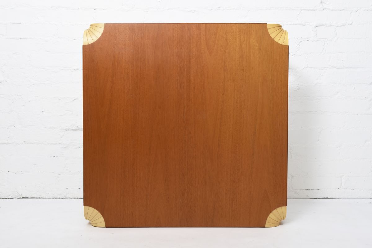 Aalto Alvar Fan leg table teak top