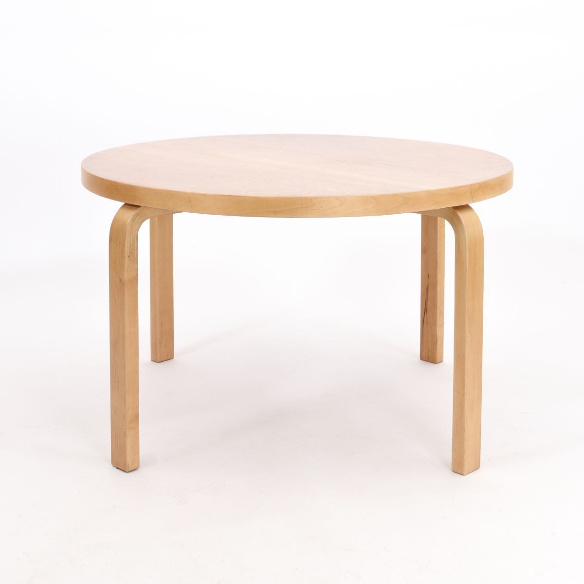 Aalto Alvar L leg elm veneered side table