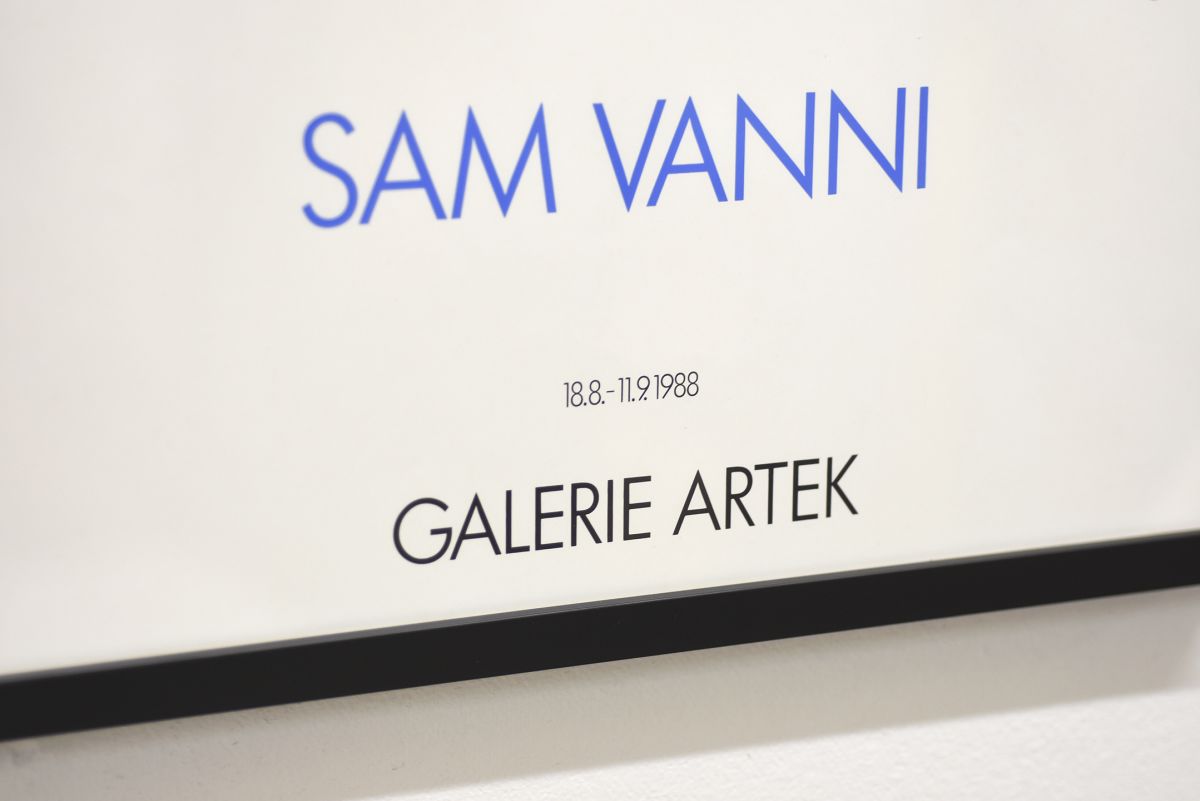 Vanni Sam galerie artek exhibiton poster 03