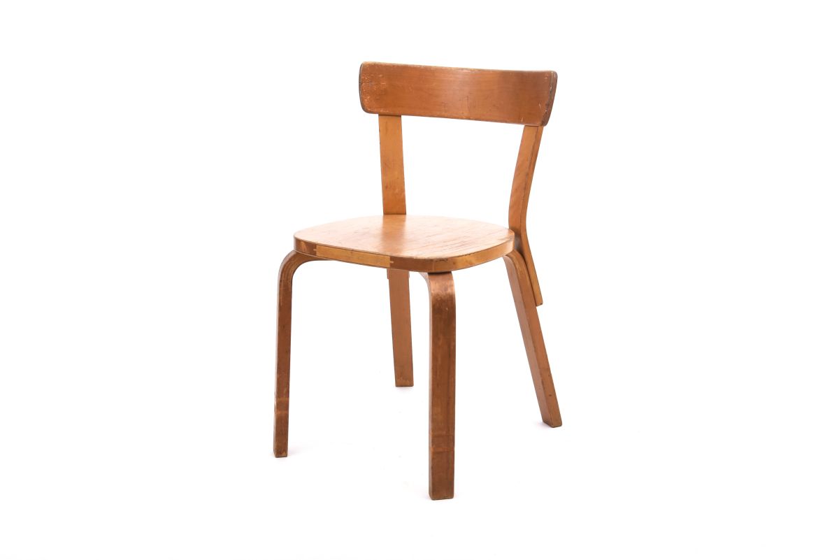 Aalto Alvar 69 chair patina