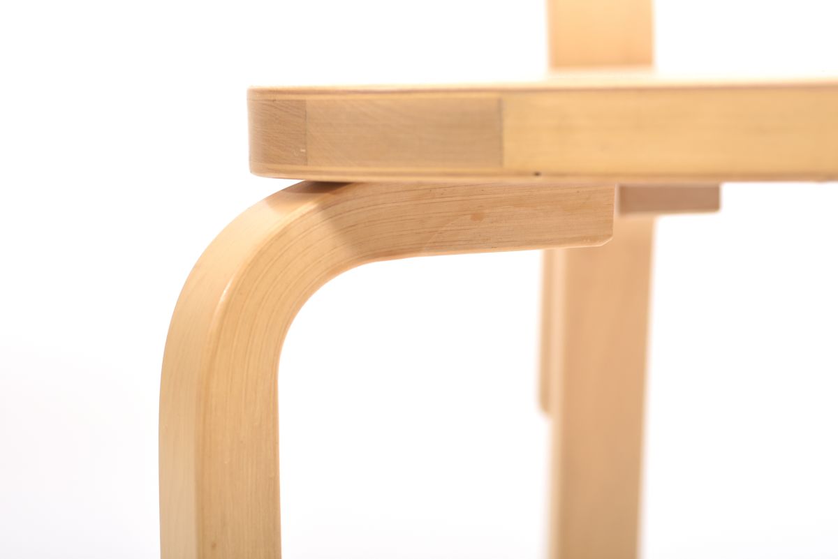 Aalto Alvar Chair 69 set of 3 birch 06