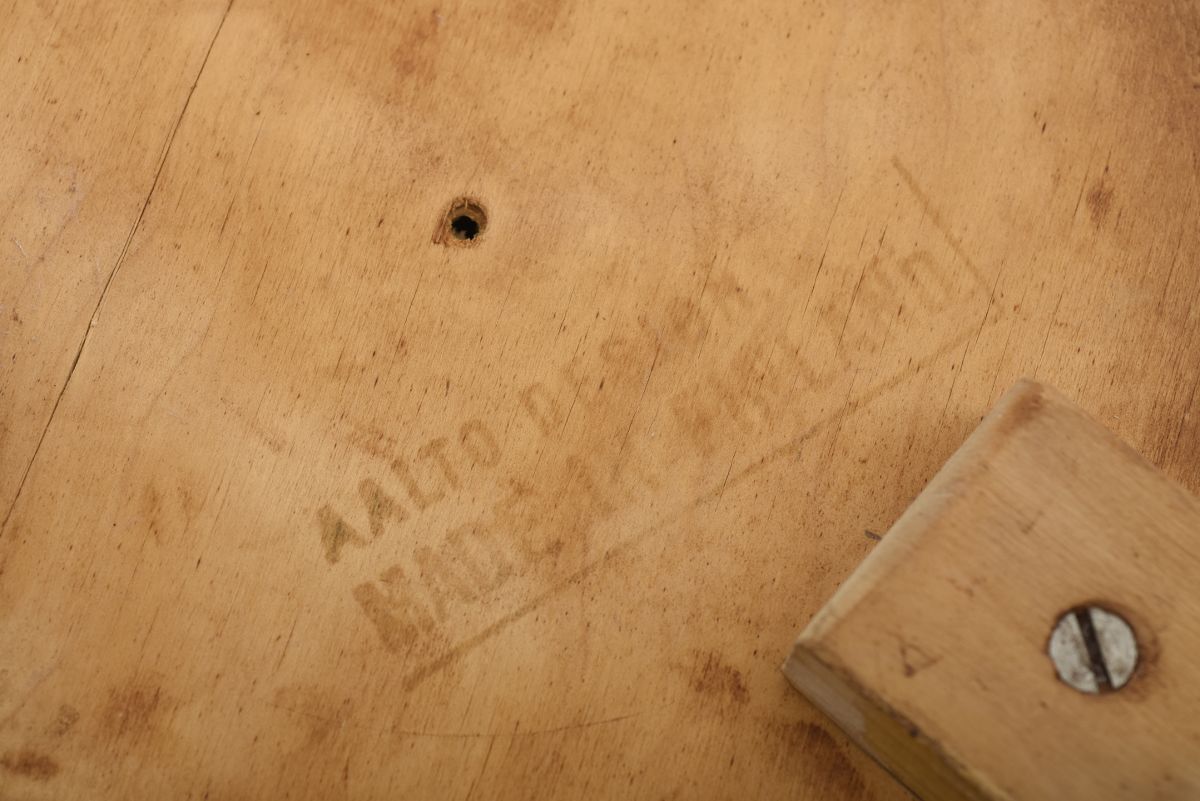 Aalto Alvar stool 60 pair stamped 08