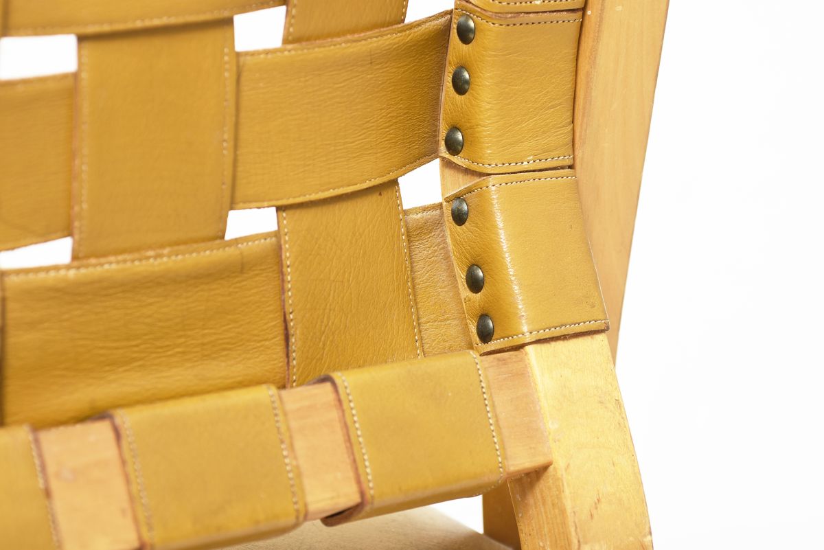 Aalto Alvar Chair Y612 mustard yellow 07