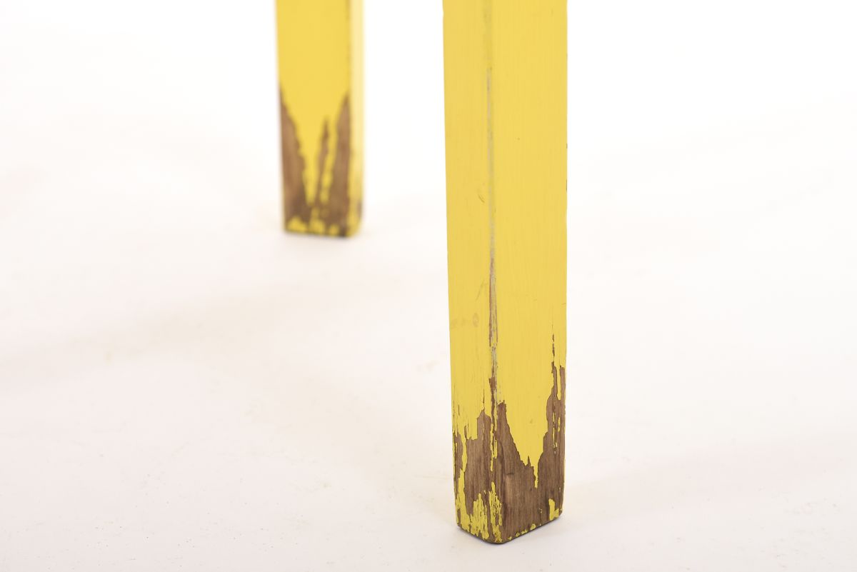 Aalto Alvar stool 60 painted yellow circa 1940 05